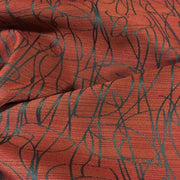 Mayer Meander Pomegranate Abstract Red Upholstery Fabric