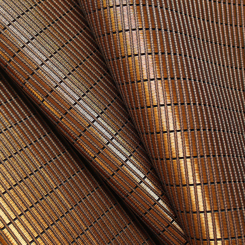 Remnant of Mechanism Copper Orange Upholstery Fabric