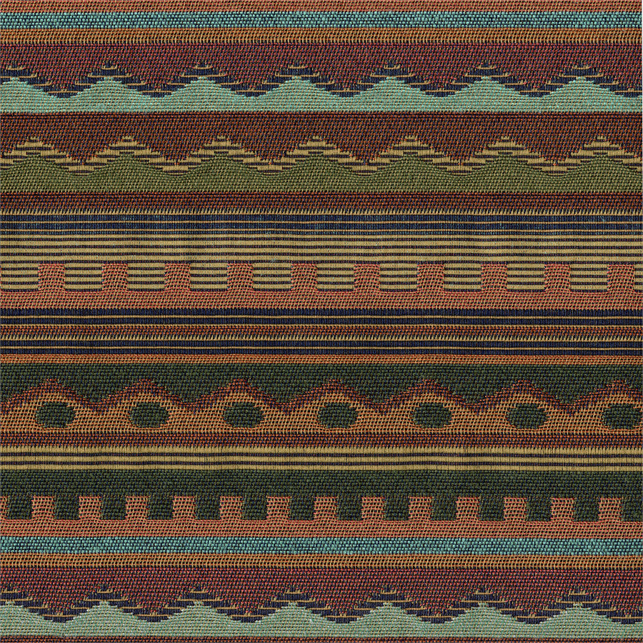 Upholstery Fabric Southwest Tapestry Stripe Merry Mount Sunset Toto Fabrics
