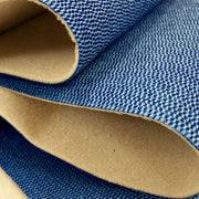 Remnant of Messenger Ultramarine Foam Back Blue Upholstery Fabric