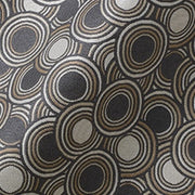 Upholstery Fabric Overlapping Circles Modern Blaze Balmy Gray Toto Fabrics