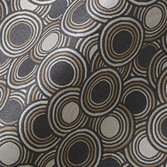 Upholstery Fabric Overlapping Circles Modern Blaze Balmy Gray Toto Fabrics