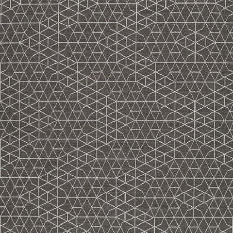 Designtex Net Print Gray Upholstery Fabric
