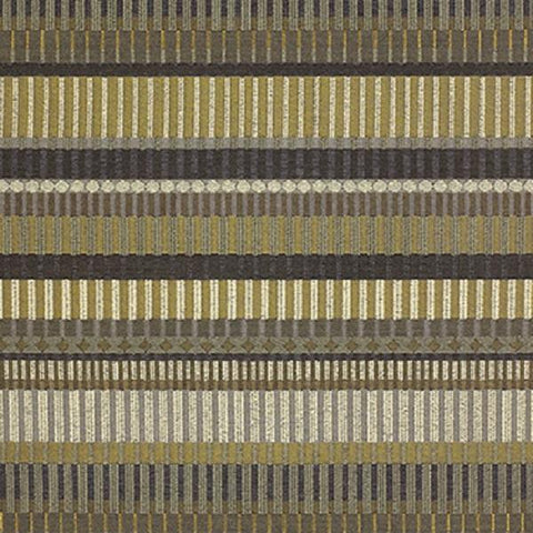Momentum Northern Lights Goldenrod Stripe Gold Upholstery Fabric