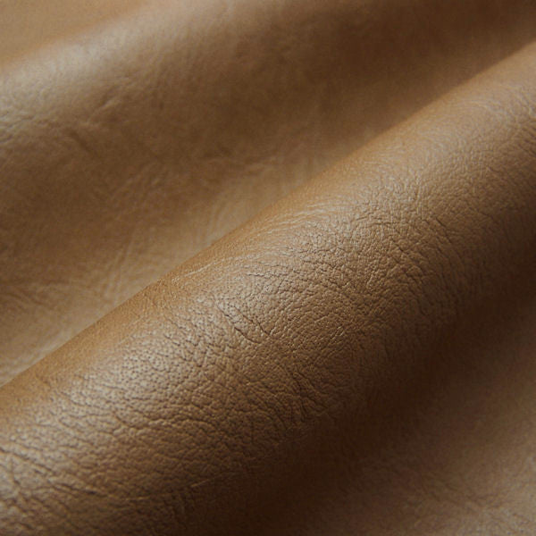 Richloom Fabrics Upholstery Fabric Solid Faux Leather Orissa Tobacco Toto Fabrics