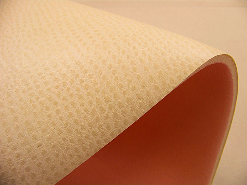 Remnant of Ostrich Dune Ivory Upholstery Fabric (Foam Back)