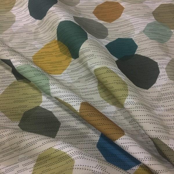 Designtex Otto Truffle Geometric Multi Upholstery Fabric