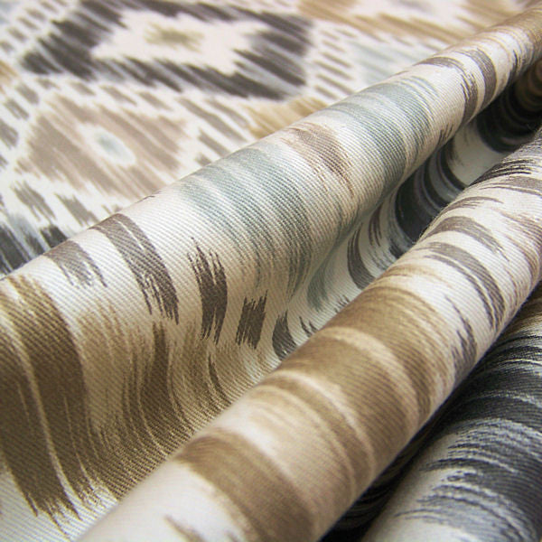 Upholstery Fabric Cotton Diamond Ikat Padna Mineral Toto Fabrics