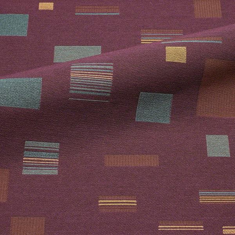 CF Stinson Panorama Mysterioso Geometric Purple Upholstery Fabric
