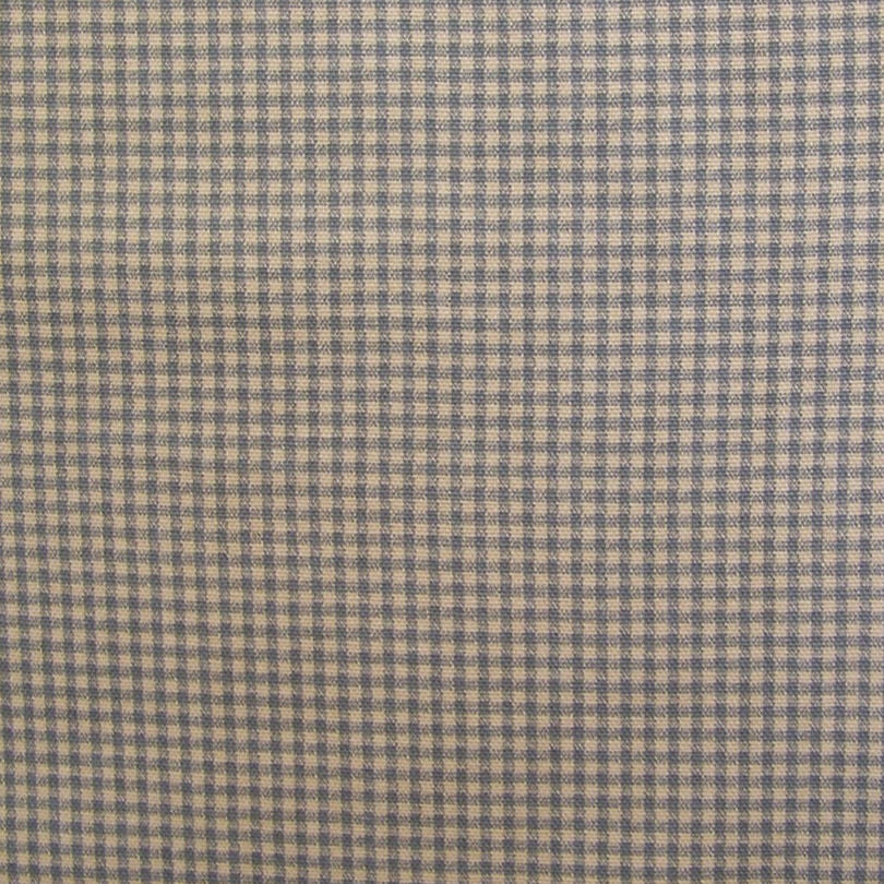 Upholstery Fabric Miniature Check Cotton Duck Paramount Ocean Toto Fabrics