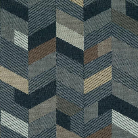 Maharam Parquet Alpha Gray Upholstery Fabric 466341 007