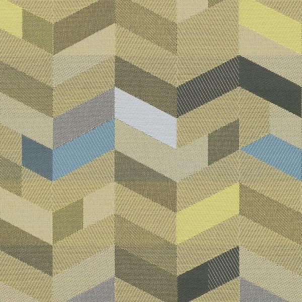 Maharam Parquet Honeycomb Yellow Upholstery Fabric 466341 003
