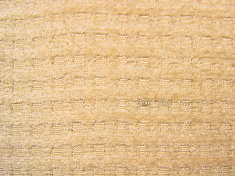 Pavilion Cream Chenille Mini Check Ivory Upholstery Fabric (Sold As-Is)