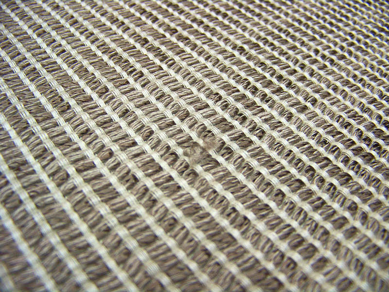 Pebble Beach Brown Textured Weave Taupe Grey Upholstery Fabric (Sold As-Is)