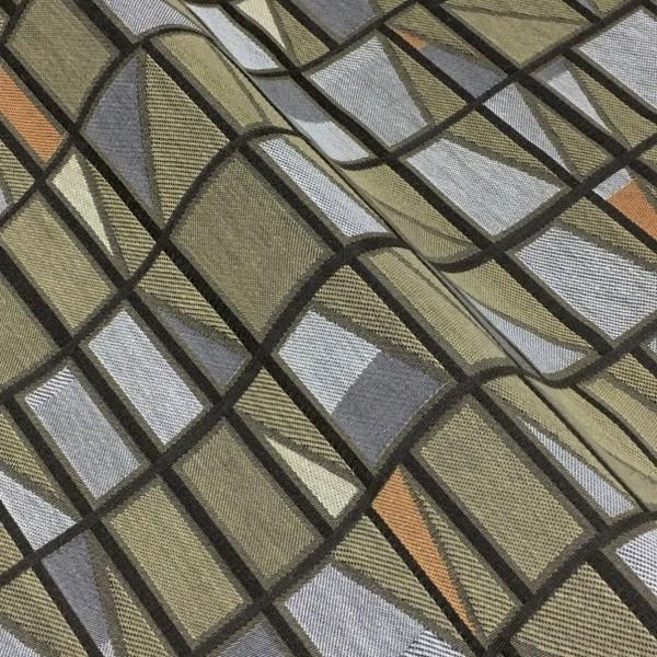 Maharam Pennant Ginger Geometric Beige Upholstery Fabric