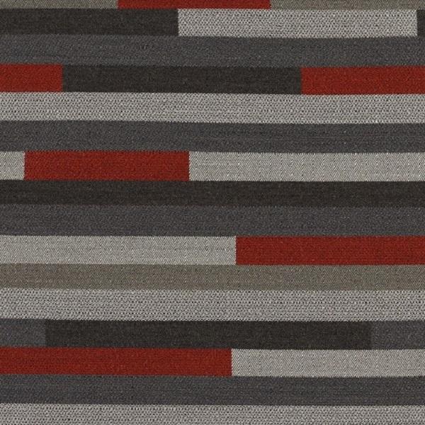 Designtex Fabrics Upholstery Fabric Textured Stripe Pennington Cranberry Toto Fabrics