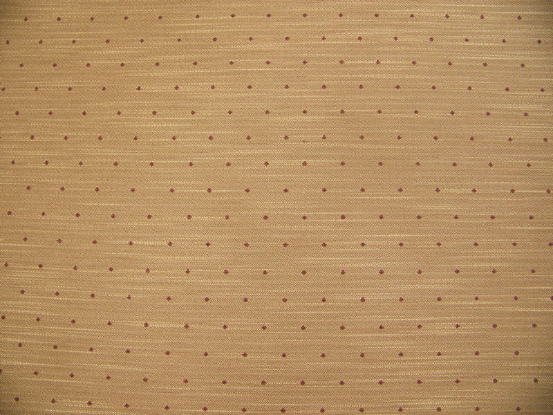 Philmont Straw Tissue Pick Polka Dot Tan Upholstery Fabric (Sold As-Is)