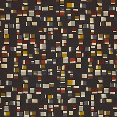 Momentum Textiles Upholstery Fabric Small Scale Geometric Pierre Graphite Toto Fabrics