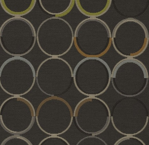 Designtex Remnant of Pinball Charcoal Upholstery Fabric