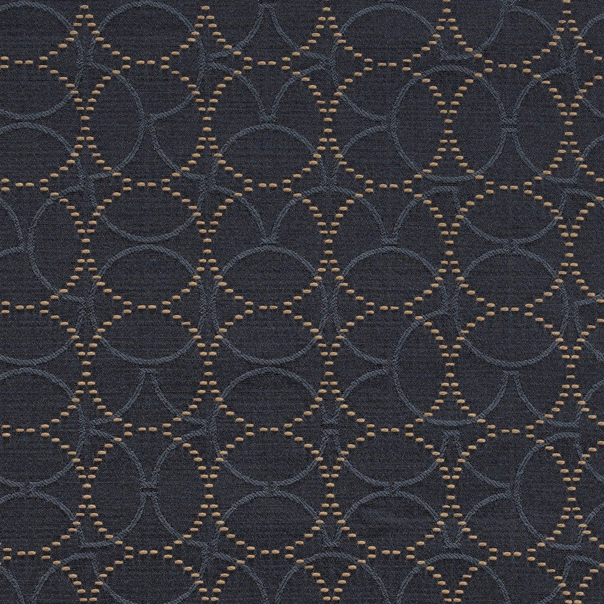 Upholstery Fabric Overlapping Circles Plait Blue Moon Toto Fabrics