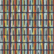 LoomSource Upholstery Fabric Stripe Playlist Jukebox Toto Fabrics