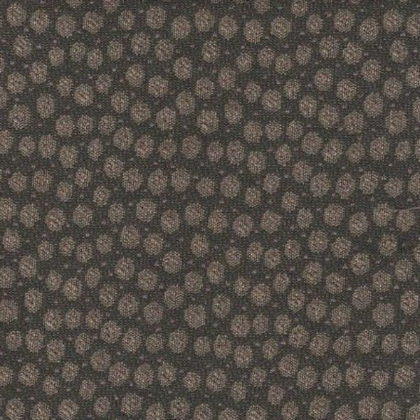 Valdese Weavers Upholstery Fabric Two-Toned Polka  Granite