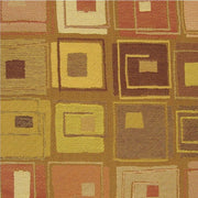 Momentum Textiles Upholstery Fabric Orange Abstract Geometric Quad Aura Toto Fabrics