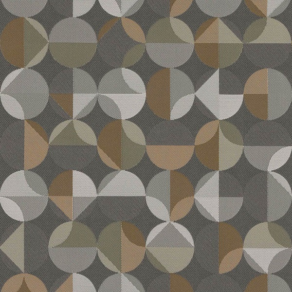 Arc-Com Upholstery Fabric Geometric Design Radius Fog Toto Fabrics
