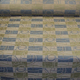 Raine Cloud Chenille Geometric Checker Upholstery Fabric
