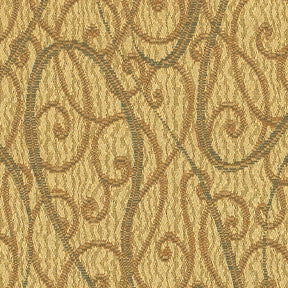 Upholstery Fabric Modern Scroll Pattern Rendezvous Lemon Toto Fabrics