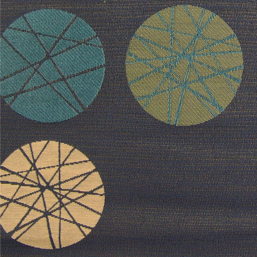 Upholstery Fabric Striped Cirlces Revolve Fathom Toto Fabrics