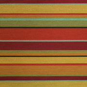 Rhythm Berry Colorful Stripe Red Upholstery Fabric