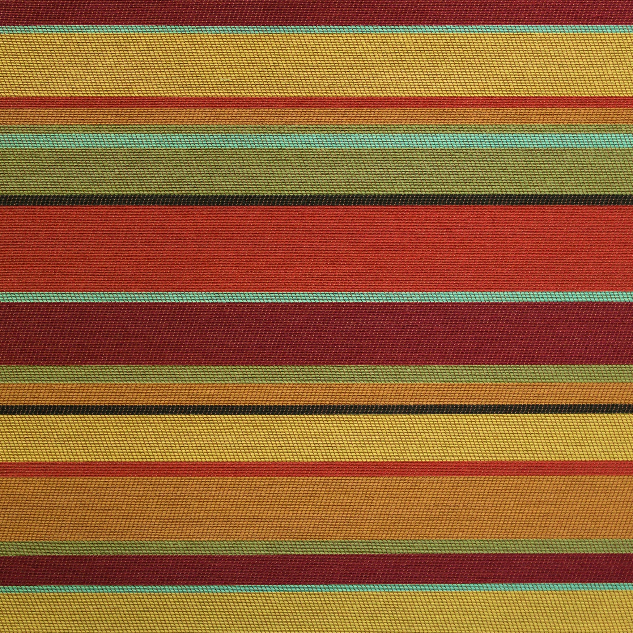 Rhythm Berry Colorful Stripe Red Upholstery Fabric