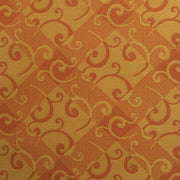 Upholstery Fabric Crypton Diamond Scroll Ribbonesque Pumpkin Toto Fabrics