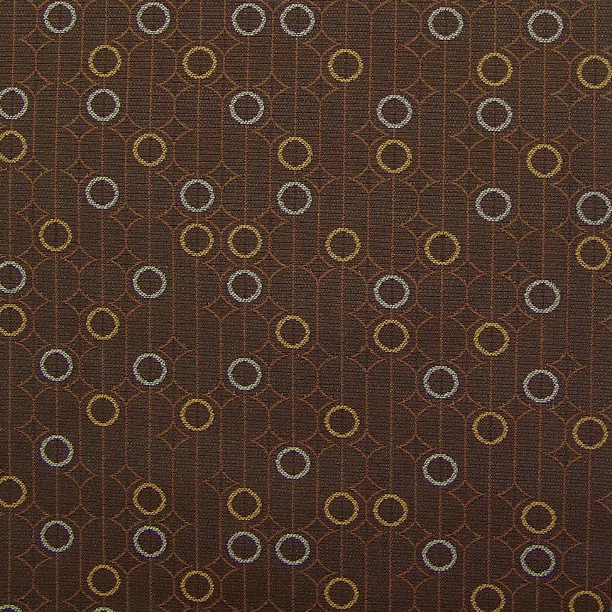 Arc-Com Upholstery Fabric Colorful Rings Ringling Truffle Toto Fabrics