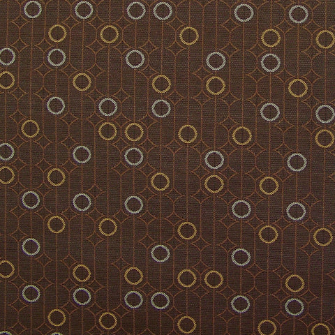 Arc-Com Upholstery Fabric Colorful Rings Ringling Truffle Toto Fabrics