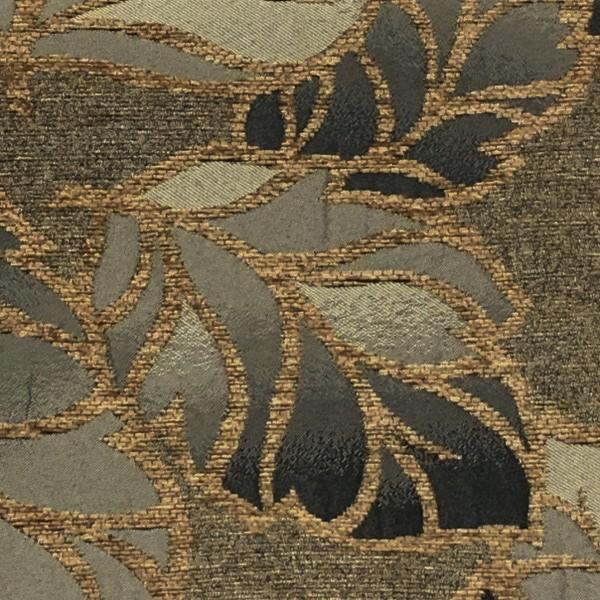 True Textiles Upholstery Fabric Botanical Raised Chenille Rio Camel Toto Fabrics