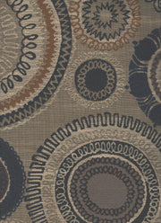 Upholstery Fabric Large Intricate Circles Riollo Cadet Toto Fabrics