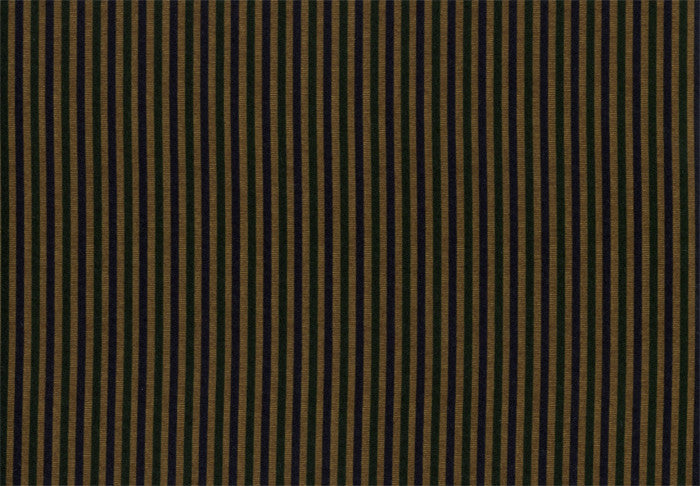 Royalty Navy Spruce Miniature Vertical Stripe Print Upholstery Fabric