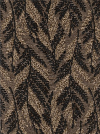 Upholstery Fabric Fern Design Rudy Onyx Toto Fabrics