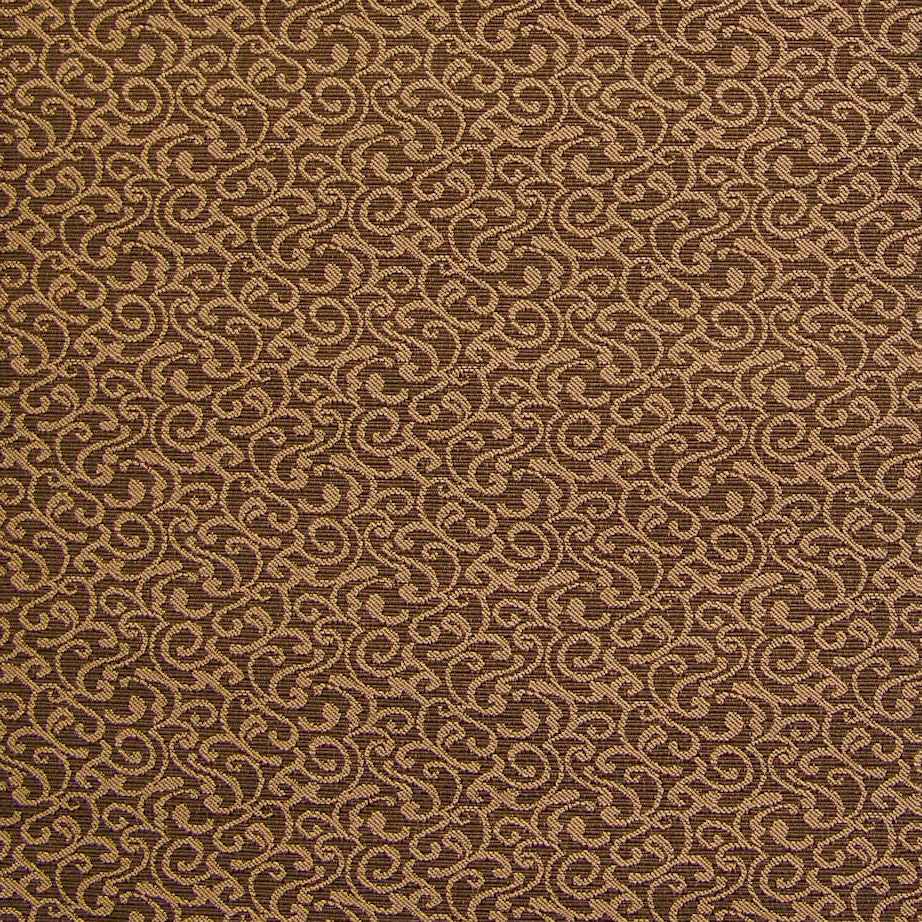 Upholstery Fabric Scroll Pattern Russo Mocha Toto Fabrics