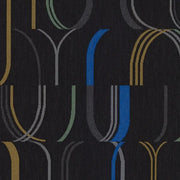 Maharam Serif Pave Black Upholstery Fabric