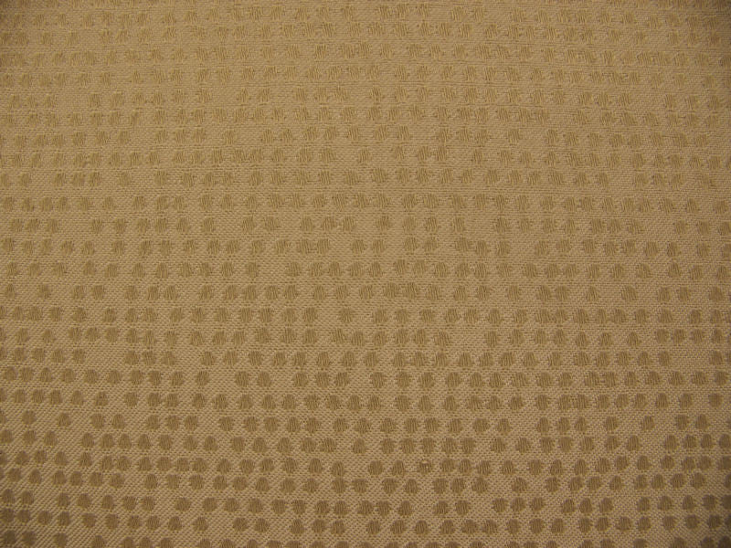 Remnant of Shenanigans Antics Gold Upholstery Fabric