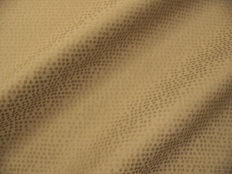 Remnant of Shenanigans Antics Gold Upholstery Fabric