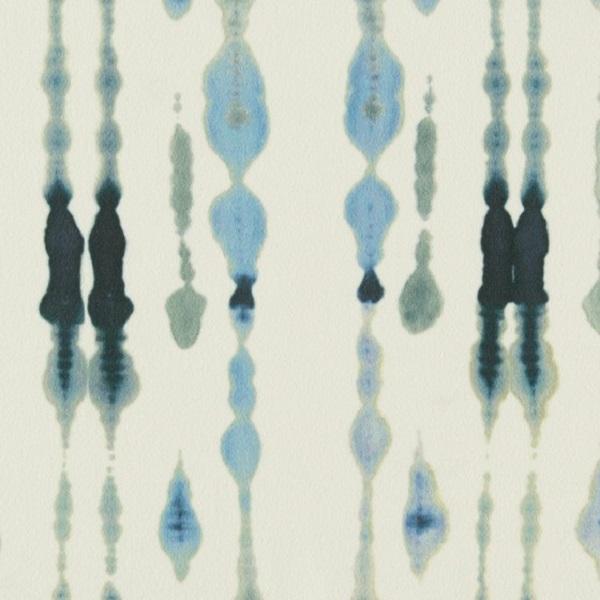Designtex Shibori Stripe Waterfall Stripe White Upholstery Fabric