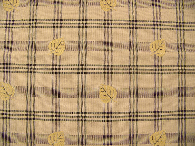 Remnant of Shiso Quartz Black & Tan Upholstery Fabric