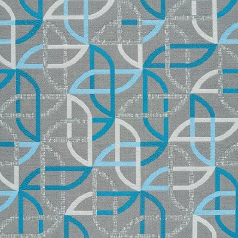 Designtex Shortcut Nova Modern Blue Upholstery Fabric