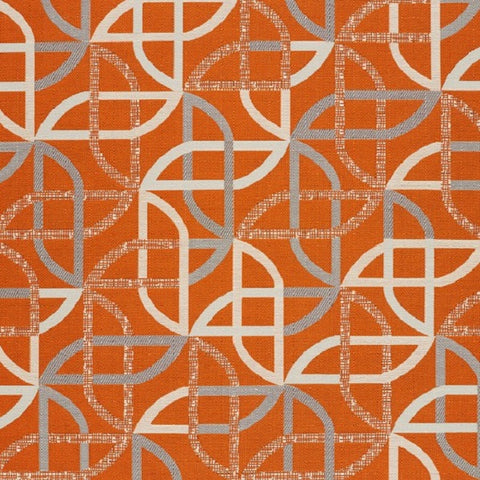 Remnant of Designtex Shortcut Solar Orange Upholstery Fabric