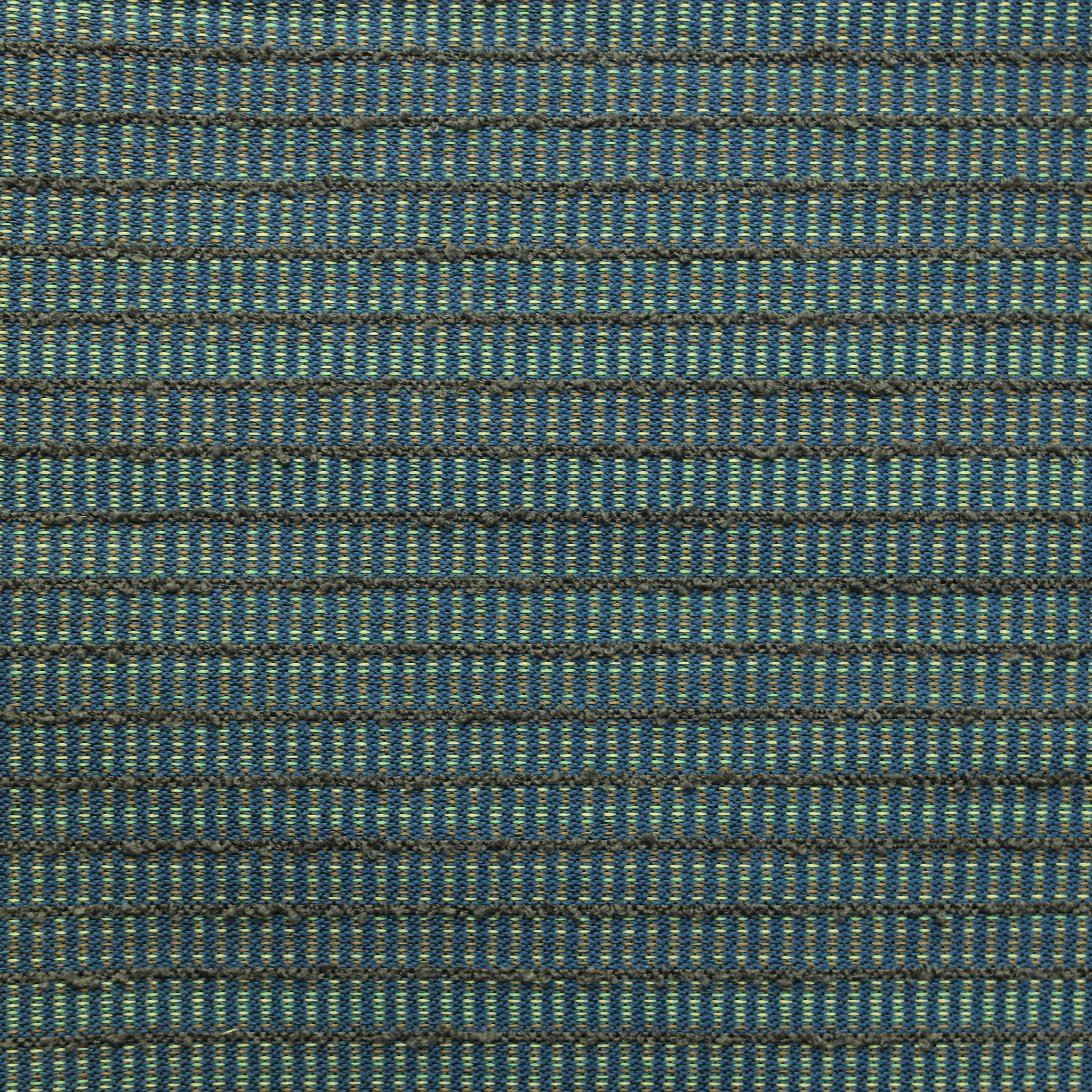 Shuttle Shoal Textured Stripe Blue Upholstery Fabric