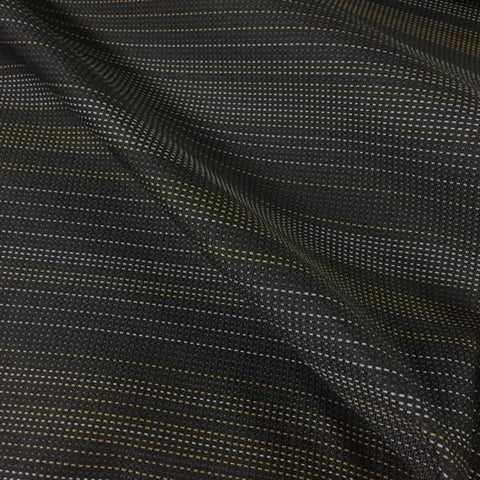 CF Stinson Sideline Shady Lane Stripe Black Upholstery Fabric